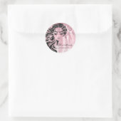 Sticker Rond Extension cheveux Maquillage Rose Eyelash (Sac)