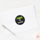 Sticker Rond Exterminateur Professionnel de lutte antiparasitai (Enveloppe)