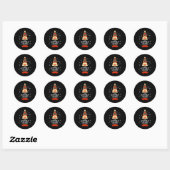 Sticker Rond Extra Gnome Xmas Family Christmas  (Feuille)
