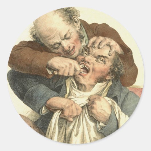 Sticker Rond Extraction des dents 1790 (Devant)