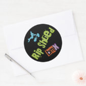 Sticker Rond Extraire BMX partagé (Enveloppe)