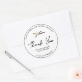 Sticker Rond Extrait de Merci de vanille maison simple Étiquett (Enveloppe)