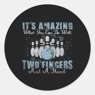 Sticker Rond Extraordinaire Ce Que L'On Peut Faire Avec Deux Do