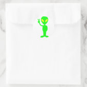 Sticker Rond Extraterrestre (Sac)