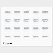 Sticker Rond Extroverting.. Please wait funny (Feuille)