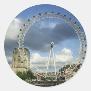Sticker Rond Eye de Londres