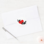 Sticker Rond EYE LOVE KaC STicky (Enveloppe)