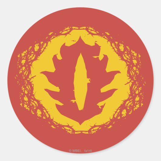 Sticker Rond Eye of Sauron Icon (Devant)