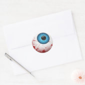 Sticker Rond Eyeball d'Halloween effrayant (Enveloppe)