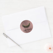 Sticker Rond Eyelash Extensions Lash Cleaner Rose Gold (Enveloppe)