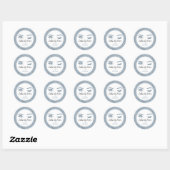 Sticker Rond Eyelash Extensions Nettoyeur de Lash Dusty Parties (Feuille)