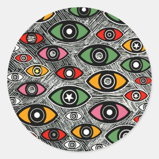 STICKER ROND EYES (Devant)
