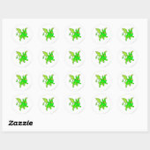 Sticker Rond Eyrie Glissant (Feuille)
