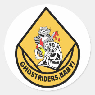 Sticker Rond F-14 Ghostriders TOMCAT VF-142