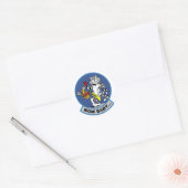 Sticker Rond F-14 Tomcat (Enveloppe)