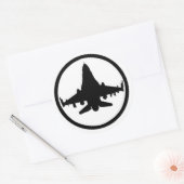Sticker Rond F-16 par Airogue (Enveloppe)