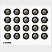 Sticker Rond F-16 Ukraine 1 (Feuille)