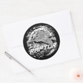 STICKER ROND F-22 RAPTEUR (Enveloppe)