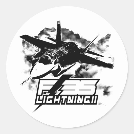 Sticker Rond F-35 Éclair II (Devant)