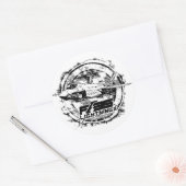 Sticker Rond F-35 Éclair II (Enveloppe)