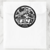 Sticker Rond F-4 Phantom II (Sac)