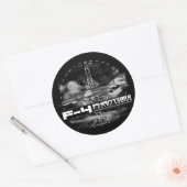 Sticker Rond F-4 Phantom II (Enveloppe)