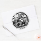 Sticker Rond F-4 Phantom II (Enveloppe)
