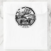 Sticker Rond F-4 Phantom II (Sac)