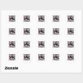 Sticker Rond F Caw F Drôle Tendance (Feuille)