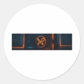 Sticker Rond F-Caw-F Essential Creative Style (Devant)