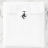 Sticker Rond F Caw F Style Moderne Tendance (Sac)