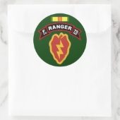Sticker Rond F Co, 75e régiment d'infanterie - Rangers, Vietnam (Sac)