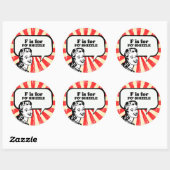 STICKER ROND F EST POUR FO' SHIZZLE (Feuille)