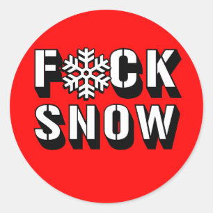 STICKER ROND F NEIGE