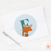 Sticker Rond F pour Fox (Enveloppe)