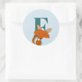 Sticker Rond F pour Fox (Sac)