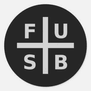 STICKER ROND F.U.S.B.