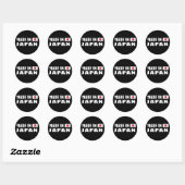 Sticker Rond Fabriqué au Japon (Feuille)