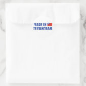 Sticker Rond Fabriqué au Myanmar (Sac)