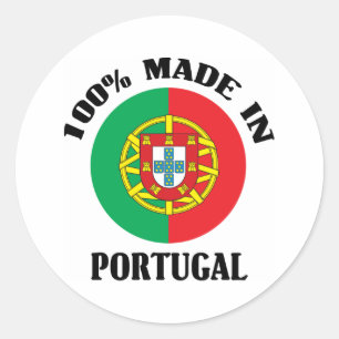 Sticker Rond Fabriqué au Portugal