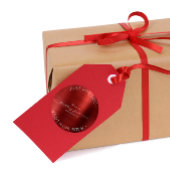 Sticker Rond Fabriqué Avec Aimant Acier Rouge Bourgogne Métalli