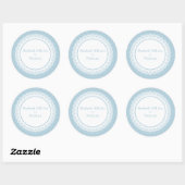 Sticker Rond Fabriqué avec amour (Feuille)
