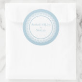 Sticker Rond Fabriqué avec amour (Sac)