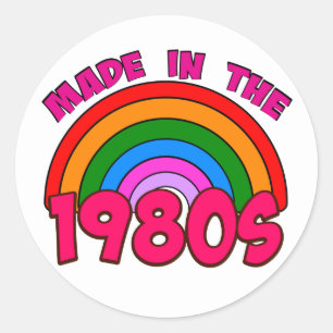 Sticker Rond Fabriqué dans les années 1980
