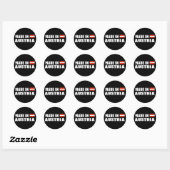 Sticker Rond Fabriqué en Autriche (Feuille)