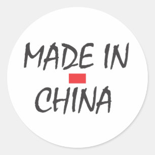 STICKER ROND FABRIQUÉ EN CHINE