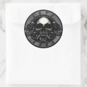 Sticker Rond Fabriqué en enfer (Sac)
