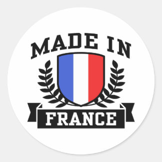 Sticker Rond Fabriqué En France