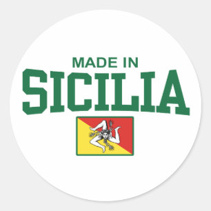 Sticker Rond Fabriqué en Sicile