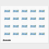 Sticker Rond Fabriqué en Suède (Feuille)